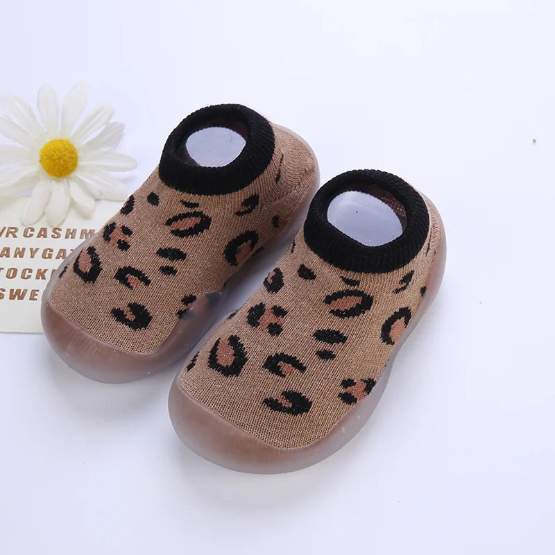 Infant Leopard Print First Walker Shoes