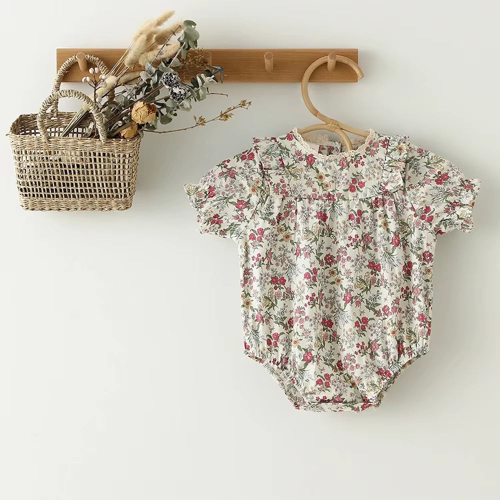 Organic Cotton Long Sleeve Romper