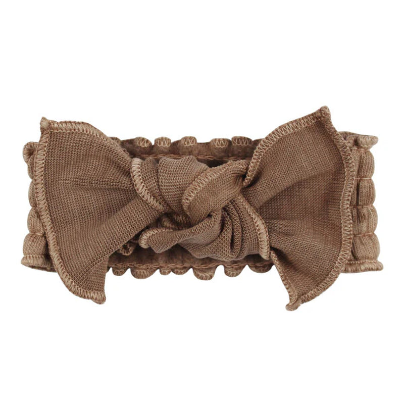 Organic Cozy Smocked Headband for Comfortable Wear