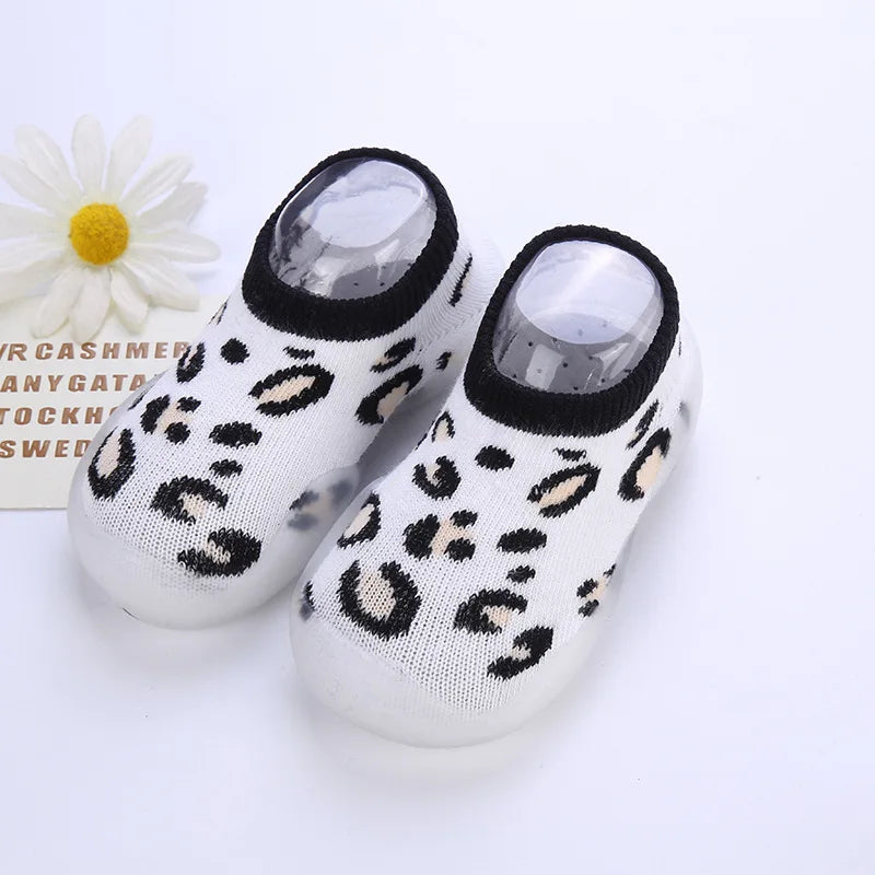 Infant Leopard Print First Walker Shoes