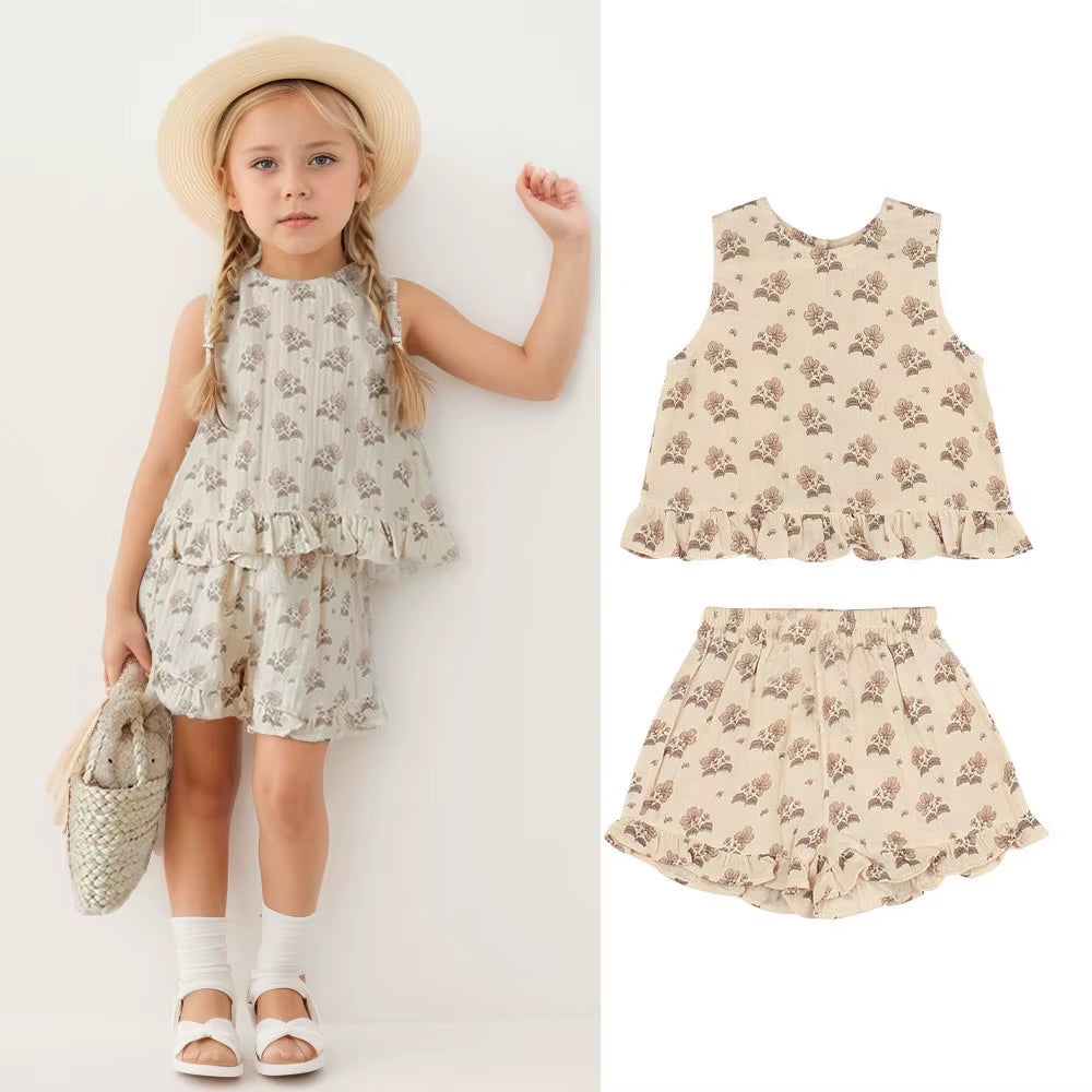 Organic Cotton Summer Clothing Sets - 2 Piece Outfit