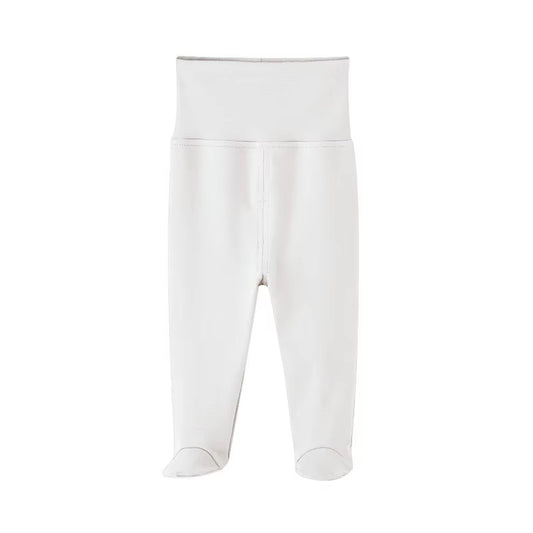 Organic Cotton High Waist Infant Pants for Boys and Girls - Spring Autumn Collection